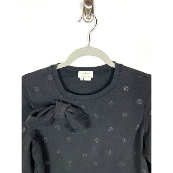 Kate‎ spade sparkly polka dot sweater with bow - Picture 2 of 8